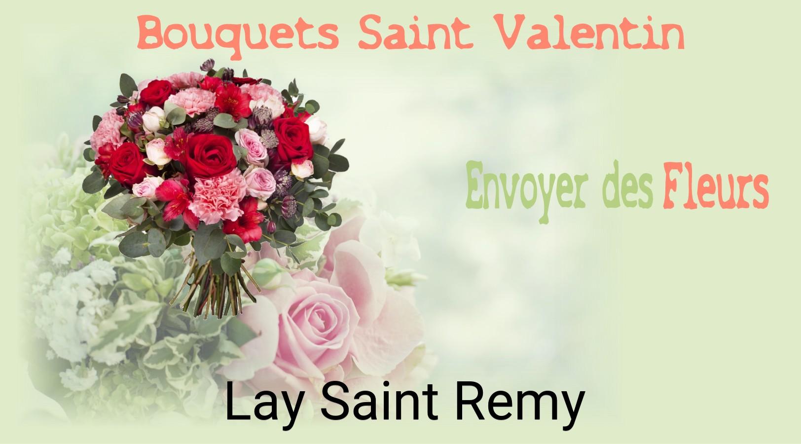Roses de Saint-Valentin livrées à Lay-Saint-Remy